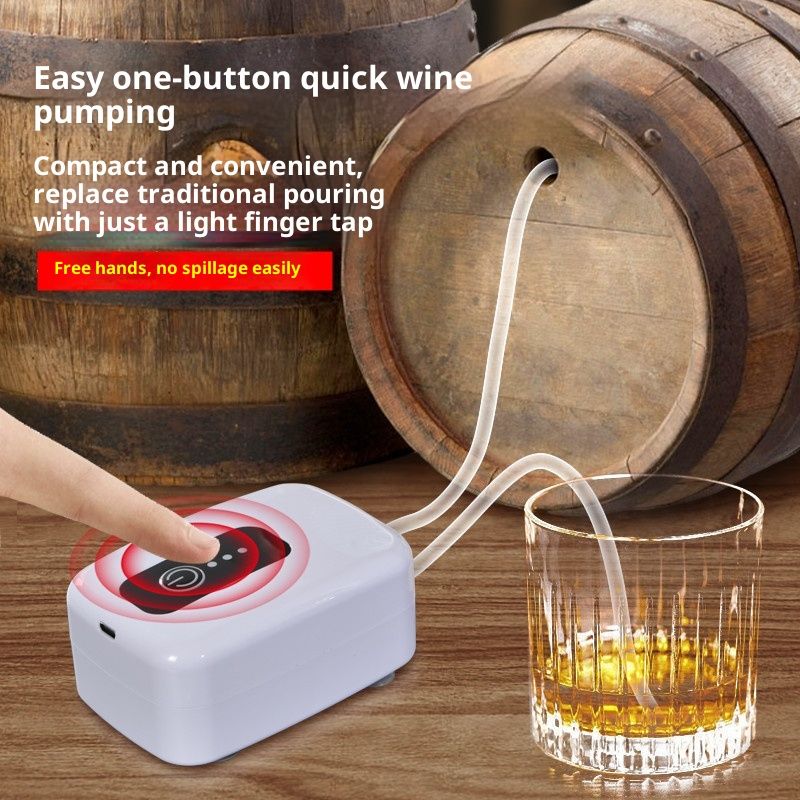 Portable Food Grade USB Electric Auto Siphon self priming Pump for bottling Home Brew Wine,Beer,Beverages and Kombucha,Rechargeable Wine Transfer Pump Kit with 3m hose,No Mess Leak - Image 3