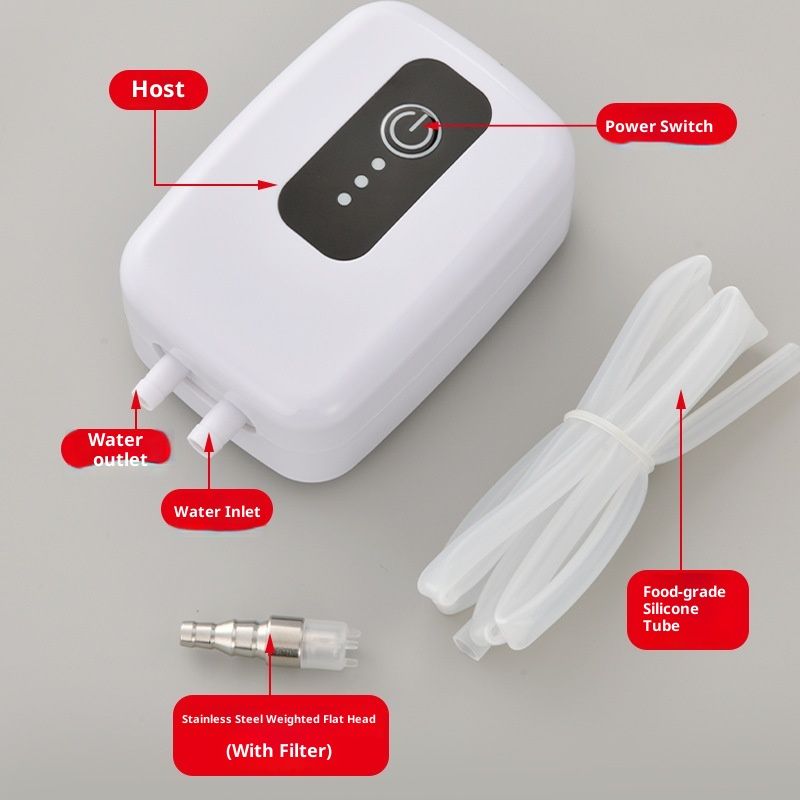 Portable Food Grade USB Electric Auto Siphon self priming Pump for bottling Home Brew Wine,Beer,Beverages and Kombucha,Rechargeable Wine Transfer Pump Kit with 3m hose,No Mess Leak - Image 4