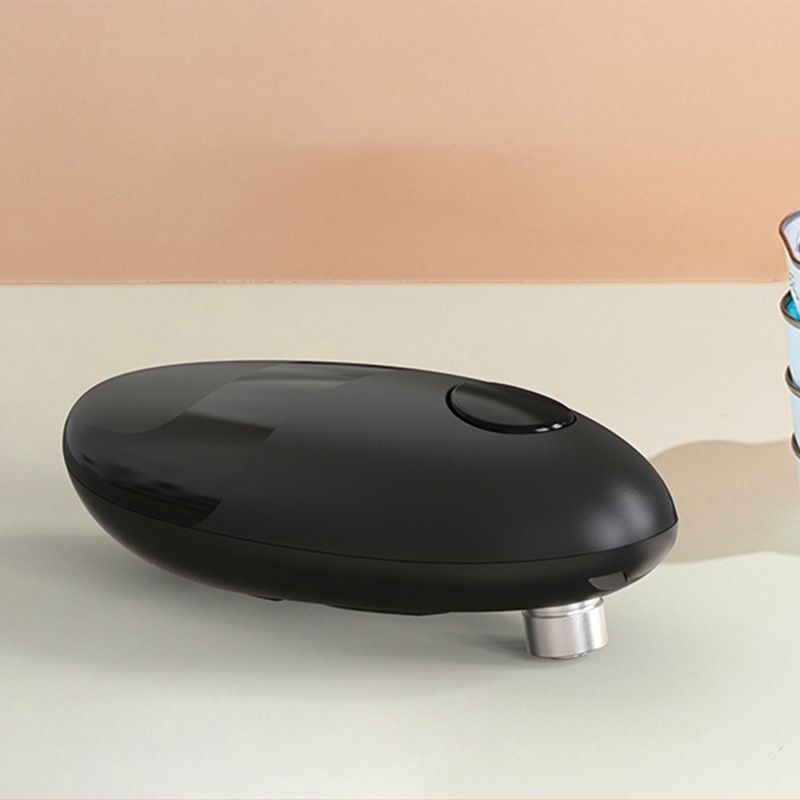 Auto Electric Can Opener: Open Your Cans with A Simple Press of Button - Automatic, Hands Free, Smooth Edge, Food-Safe, Battery Operated, Black（15.9*6.4*6.4cm)（Need to bring your own battery） - Image 3