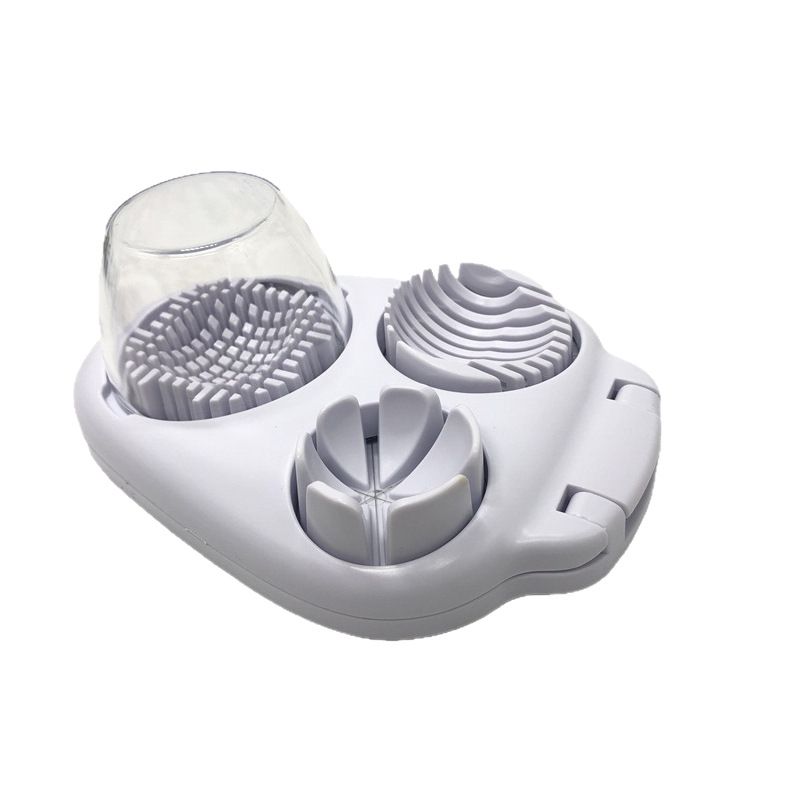 Egg Slicer for Hard Boiled Eggs - 3 Slice Modes Egg Cutter, Heavy Duty, Stainless Steel Dicer - Kitchen Chopper Tool for Strawberry, Mushroom, Grape, Cherry Tomato - White（20*14.5*8cm) - Image 1