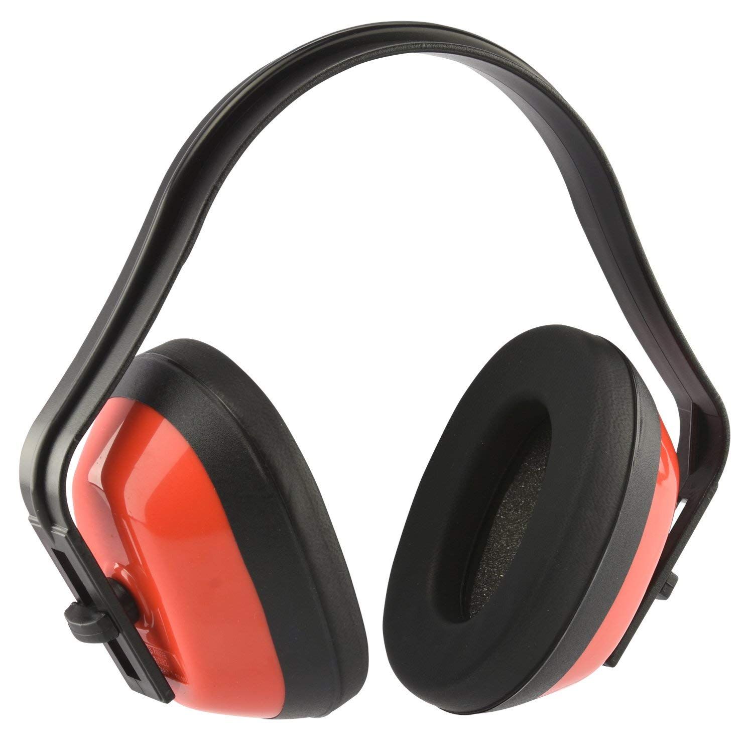 Adjustable Safety Earmuffs for Noise Reduction, Ear Protection, Pack of 2, Industrial Safety Ear Muff（red） - Image 4