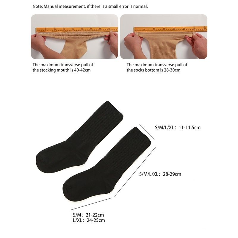 Extra Width Diabetic Socks Men Women-4 Pairs Wide Edema Sock for Swollen Feet,Non Slip Cast Bariatric Socks - Image 5