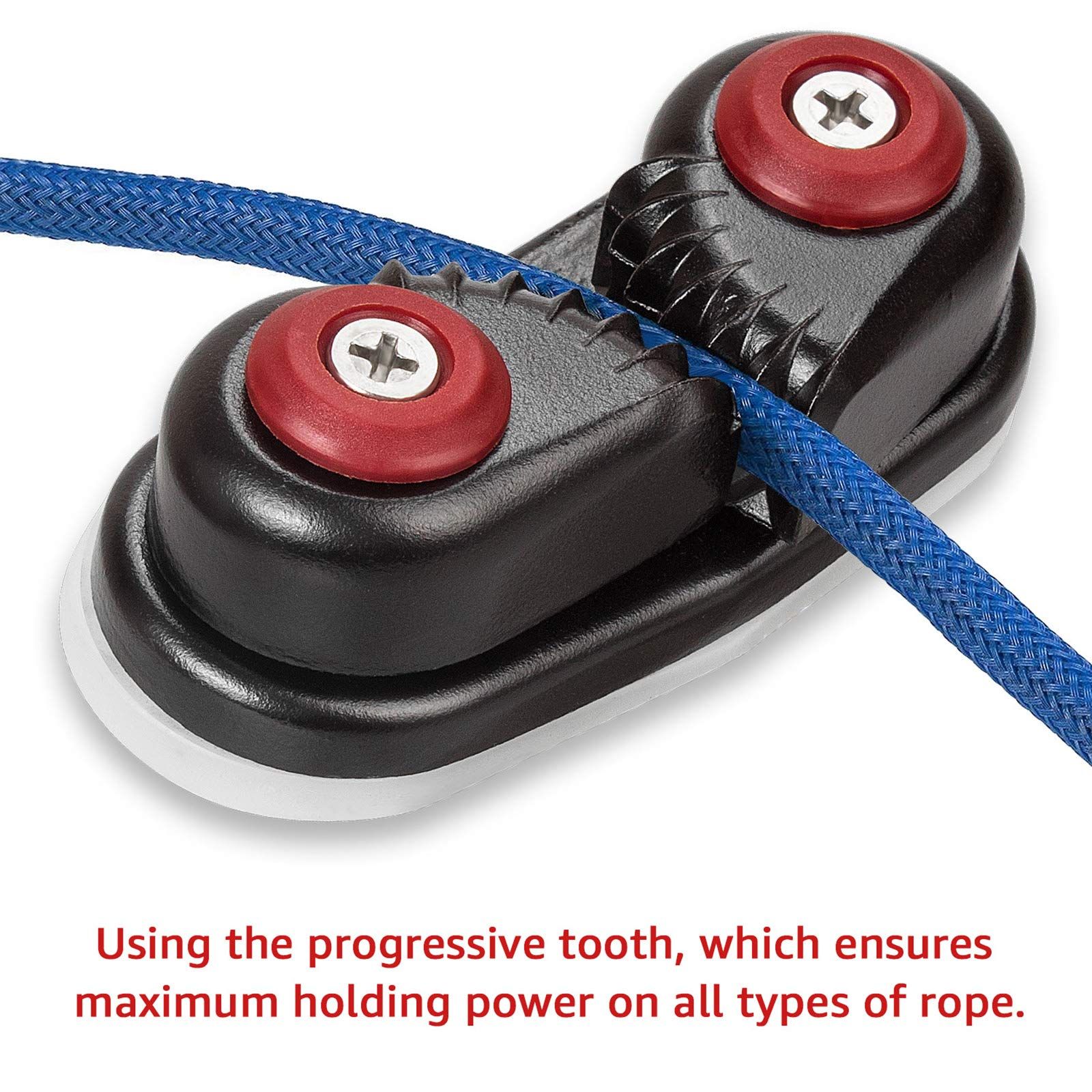 Cam Cleat Ball Bearing Fast Entry for Line Sizes Upto 86*39MM, Aluminum, Sailing Sailboat Kayak(3PCS) - Image 5