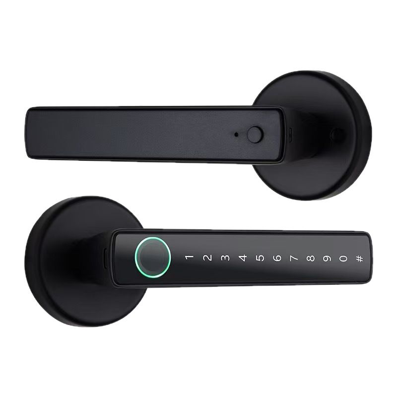 [New] Smart Lock Fingerprint Door Lock,Lock Smart Lock Keyless Entry Door Lock Reader,Home Bedroom Apartment(Black) - Image 1