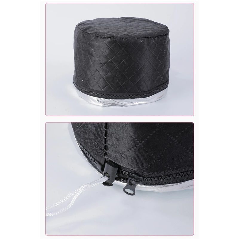 Heat Cap for Deep Conditioning:3 Mode  Heats Up Quickly Settings Hair Steamer for Natural Hair Home Use Thermal Steam Cap for Black Hair Portable Heating Caps（black） - Image 3