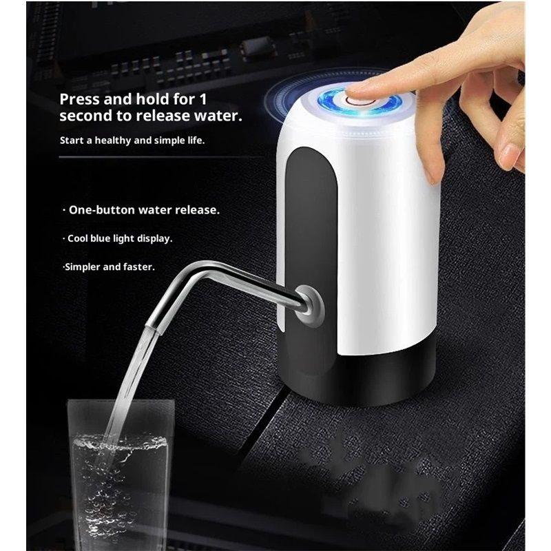 Water Dispenser , Water Jug Dispenser Universal Electric Water Bottle Dispenser, Water Pump for Bottle with Silicone Guanzi - Image 4