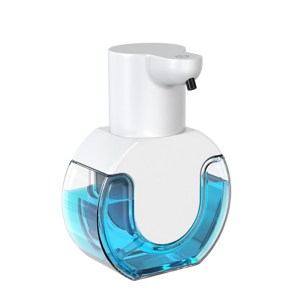 Automatic Foaming Soap Dispenser 420ml Foaming Hand Sanitizer Touchless Wall Mount with 4levels Adjustable Free Touch Electric Soap Dispenser （12.6*6.1*17.3cm) - Image 1