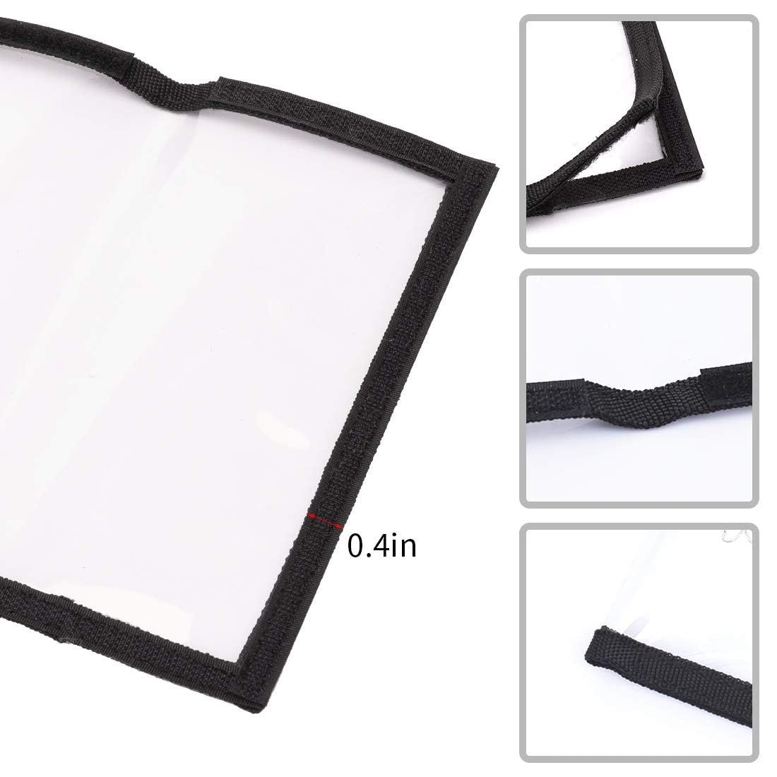 Fishing Lure Wraps 10 Packs Durable Clear PVC Lure Covers Keeps Fishing Safe Easily See Lures Fishing Hook Covers Bait Storage (10pcs 5L+5M) - Image 4