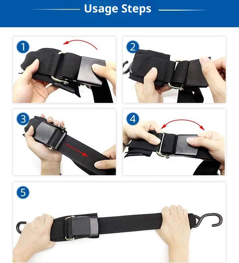 Transom Tie Down Straps – Heavy-Duty Boat Trailer Straps for Bass Boats, Jet Skis & More, Secure Fit, Easy to Use - Marine Boat Accessories - Image 5