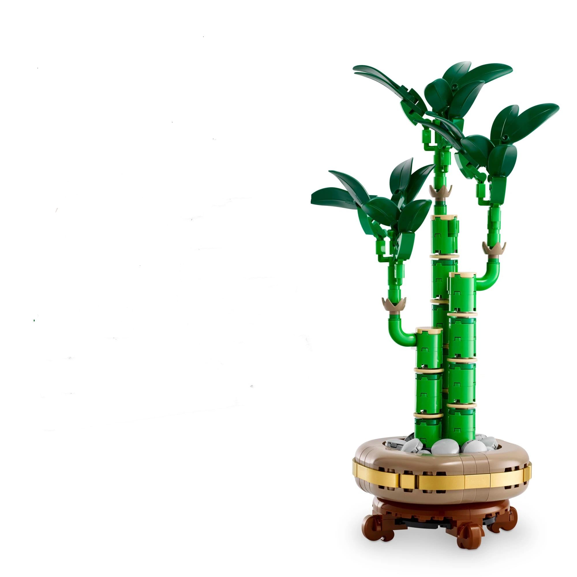 Botanicals Lucky Bamboo Building Set - Artificial Plant for Indoor Home Décor, Adults Ages - Fake Plant Decoration for Table, Desk, Office - Gift for Birthdays， 325 particles - Image 1