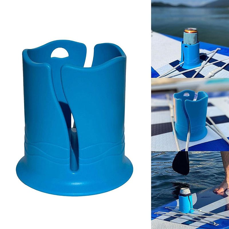 Cup Paddle Board and Kayak Drink Holder Signature Blue for SUP/Kayak/Canoe, Water Sports Accessories (Fishing/Boating/Recreation) 2pcs - Image 4