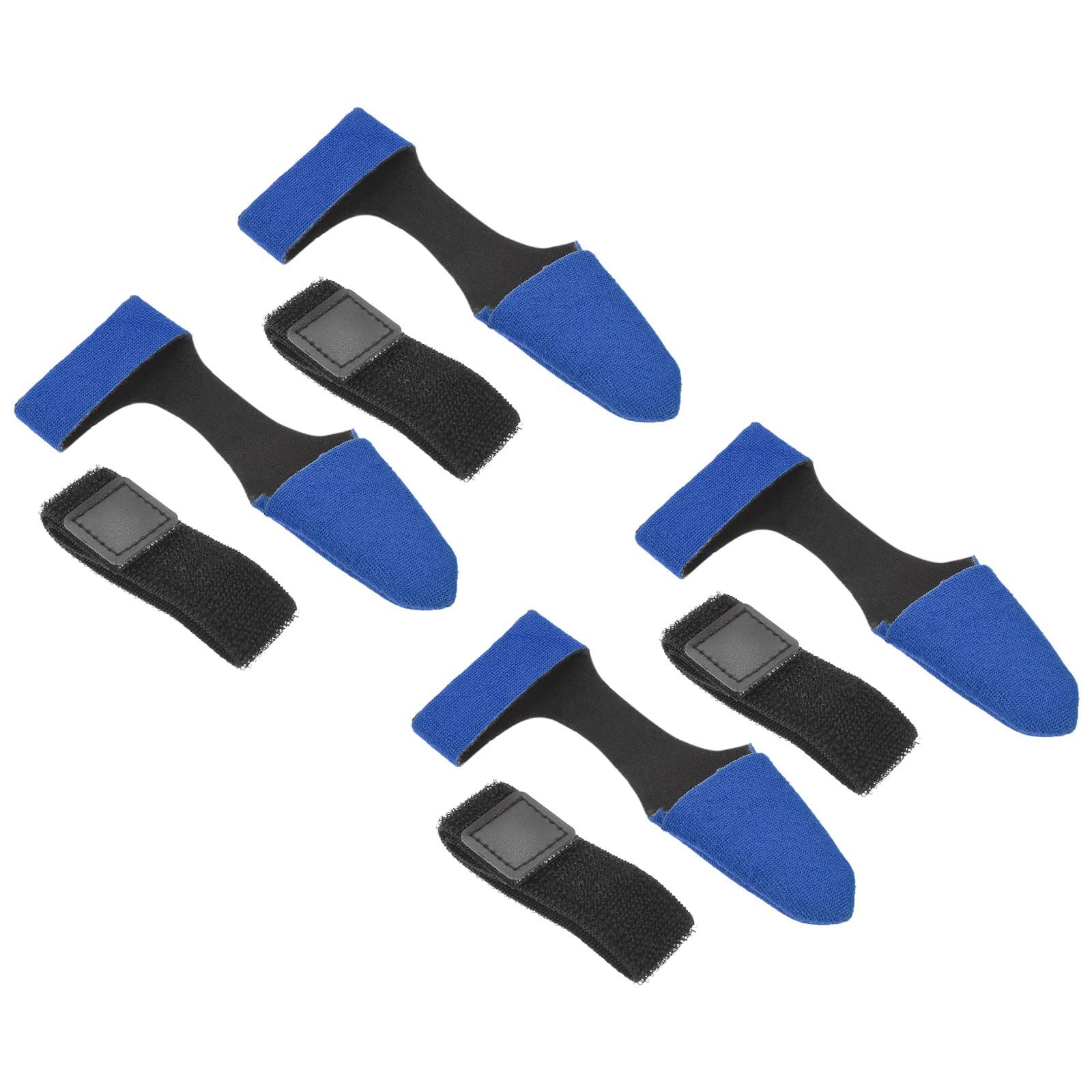 16 Pcs（8pairs blue） Fishing Rod Tip Cover and Tie, Cane Sleeve Protector Case Fastening Straps Accessories - Image 1