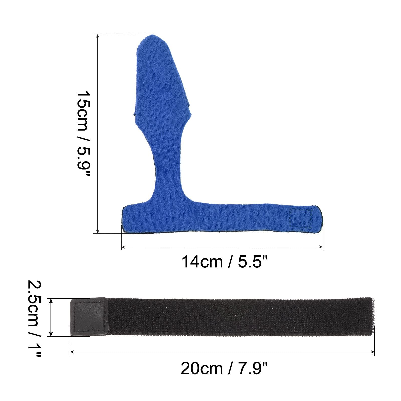 16 Pcs（8pairs blue） Fishing Rod Tip Cover and Tie, Cane Sleeve Protector Case Fastening Straps Accessories - Image 2