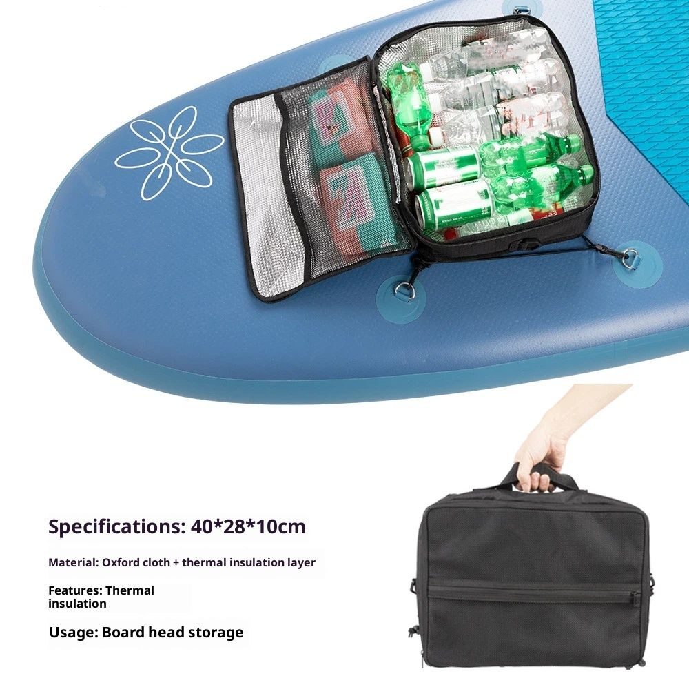 Waterproof Paddle Board Cooler Bag Paddle Board Accessories SUP Deck Bag Multi-Functional Durable Top Pocket Portable Premium Insulated Spacious - Image 1