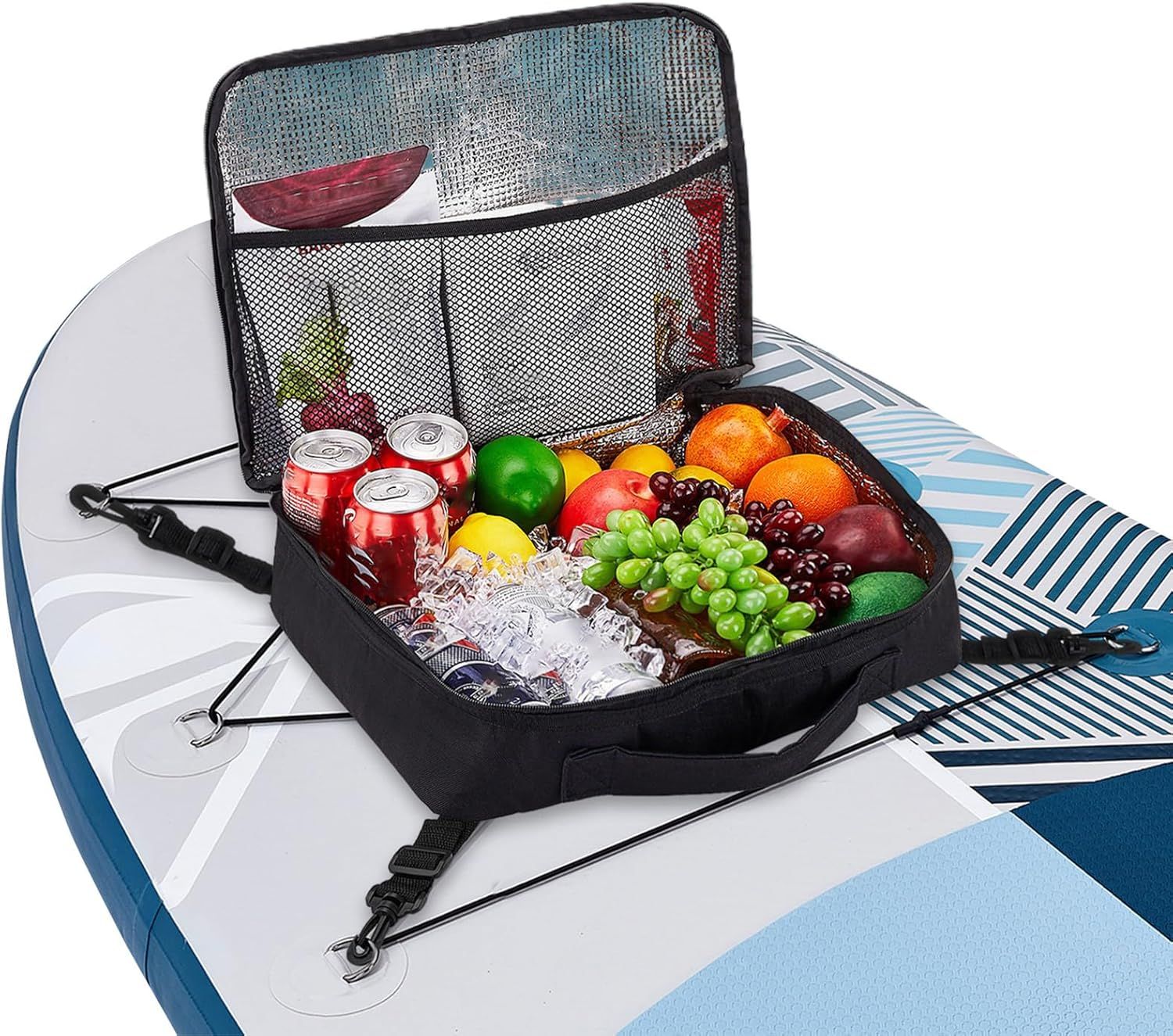 Waterproof Paddle Board Cooler Bag Paddle Board Accessories SUP Deck Bag Multi-Functional Durable Top Pocket Portable Premium Insulated Spacious - Image 2