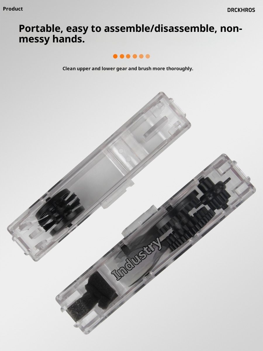 Bike Chain Clearer - Cleaning Tool Scrubber with Rotating Brushes - Bicycle Clean Tool for Cleaning Bicycle Chain - Image 3