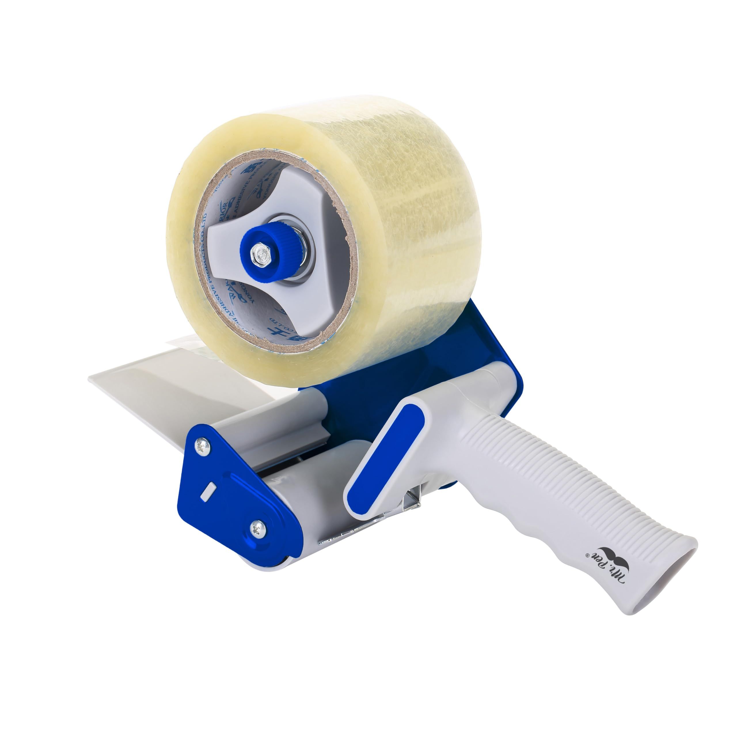 Heavy Duty Packaging Tape Dispenser, 2 Inch Tape Gun with Clear Tape, Packaging Tape Dispenser（blue） - Image 4