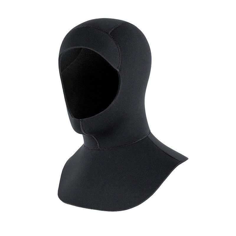 Neoprene Wetsuit Hood Scuba Diving Hood 5MM for Men Women Youth, Bib Dive Cap Surfing Thermal Hood for Kayaking Snorkeling Swimming Sailing Canoeing Water Sports（59-62 cm） - Image 1