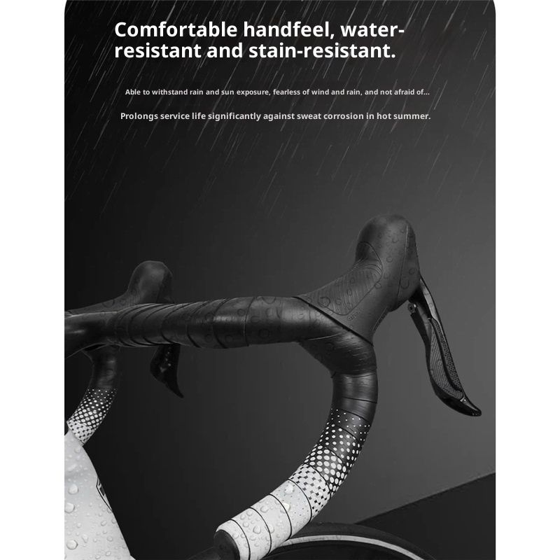 Road Bike Handlebar Tape with Shock-Absorbing Foam & Eco-Friendly Anti-Slip Cycling Bar Tape for Enhanced Grip and a Comfortable Ride (2 Rolls) - Image 4