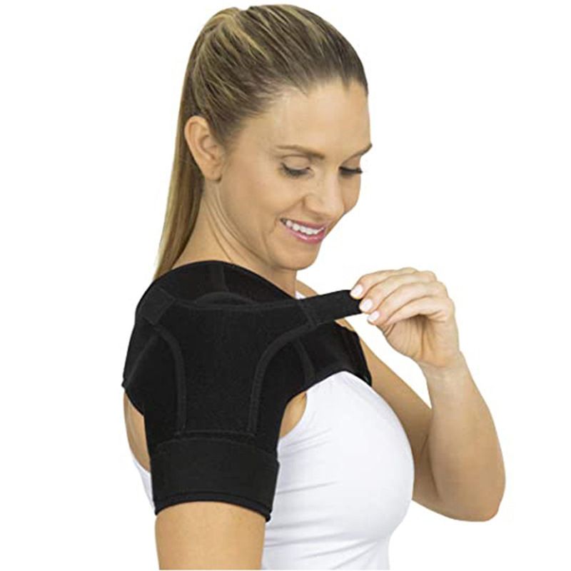 Shoulder Support Brace with Pressure Pad for Men Women, Adjustable Shoulder Brace for Torn Rotator Cuff, Tendonitis, Dislocation, AC Joint, Bursitis, Labrum Tear, Pain,universal - Image 3