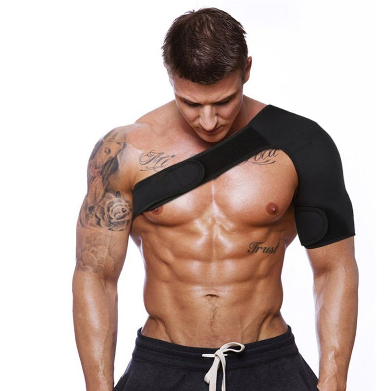 Shoulder Support Brace with Pressure Pad for Men Women, Adjustable Shoulder Brace for Torn Rotator Cuff, Tendonitis, Dislocation, AC Joint, Bursitis, Labrum Tear, Pain,universal - Image 4