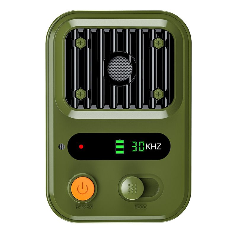 Anti Barking Device for Dogs, Rechargeable Ultrasonic Dog Control Devices Up to 50 Ft Range with 3 Modes,Silencer Sonic Barking Deterrent Indoor/Outdoor Safe for Dog & People green - Image 1