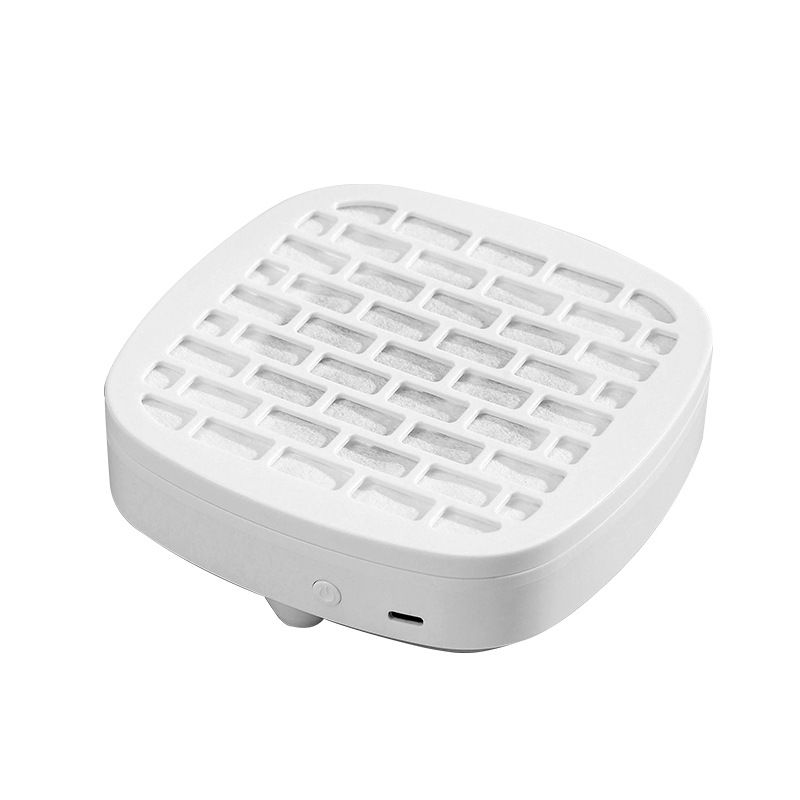Nail Dust Collector, Cordless Dust Collector Nail Tech, Compact Powerful  Nail Vacuum Fan Rechargeable Dust Pedicure for Home, White（white） - Image 1
