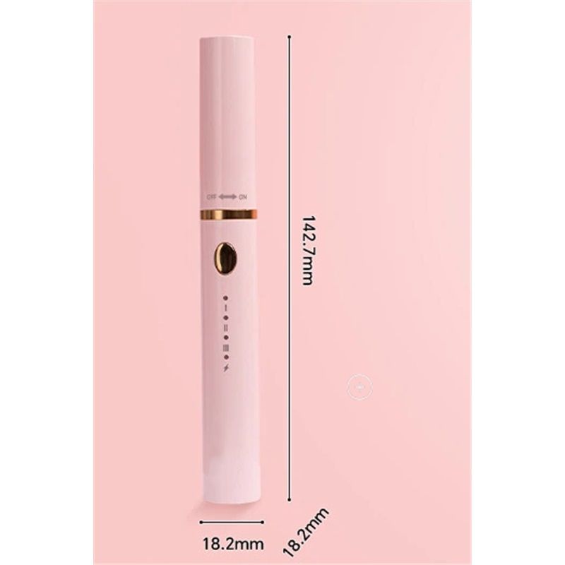 360° Heated Lash Brush Rechargeable with 3 Brush Heads & 3 Temp & 5s Fast Heating【Lengthen/Define/Curler】 3-in-1 Lash Curler for All Types of Lashes 【pink】 - Image 5
