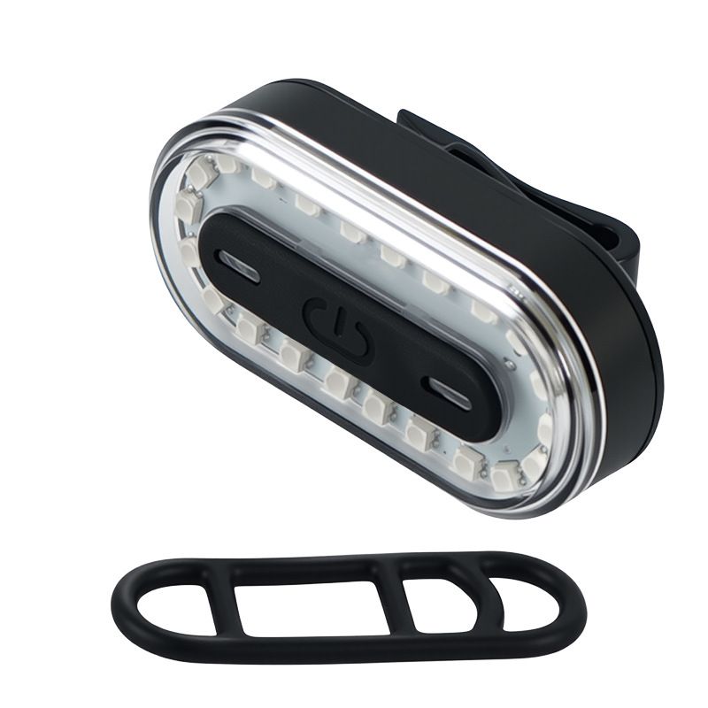 Bike Tail Light, Super Bright Cyclist Safety LED Warning Bike Flashlight,14 Modes Skateboard Light, Bicycle Rear Light Rechargeable & Waterproof, for Scooter Light Accessories - Image 1