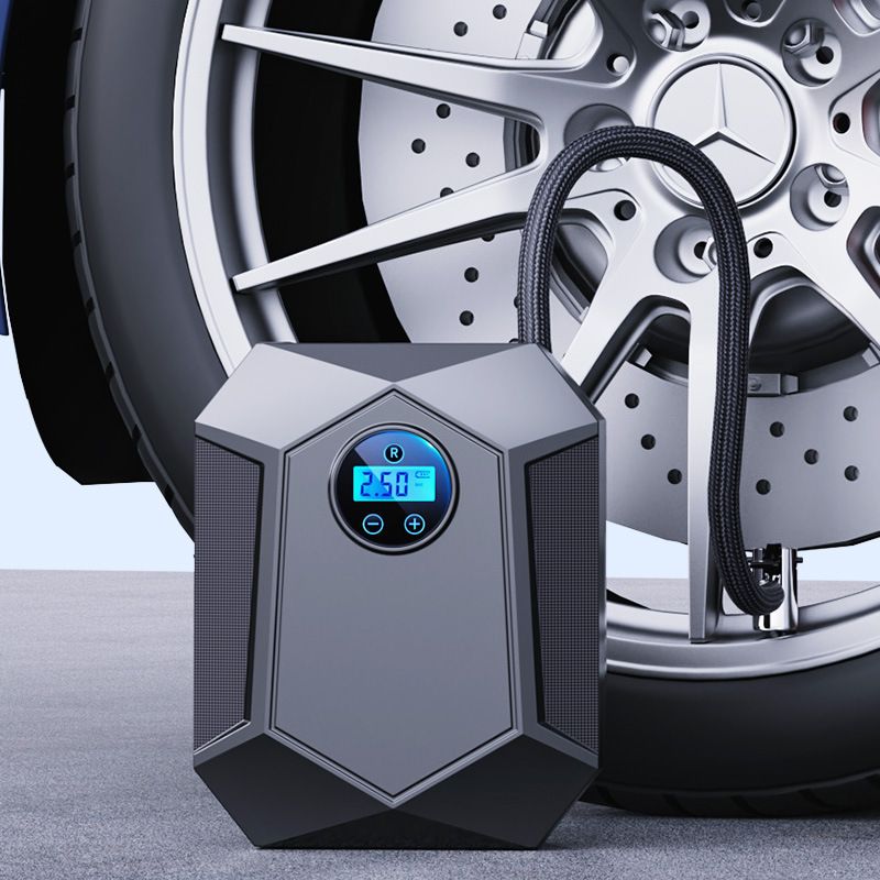 Digital Air Compressor for Car Auto Pump Portable Tire Inflator with LED Light 12V, Air Pump for Car Tires | Tire Inflator for Car, Ball, Motor - Image 2