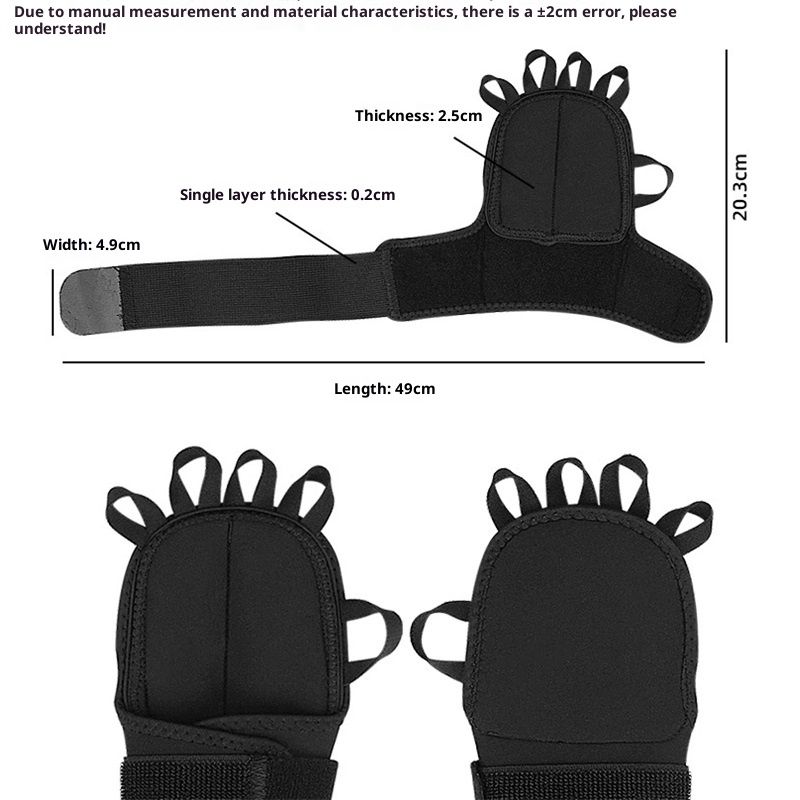 1 Pair Weighted Gloves for Tremors Hand Weight for Fine Motor Skills Hand Weighted Utensils Adjustable Weights Glove for Parkinson’s Essential Tremors Patients(Black) - Image 5
