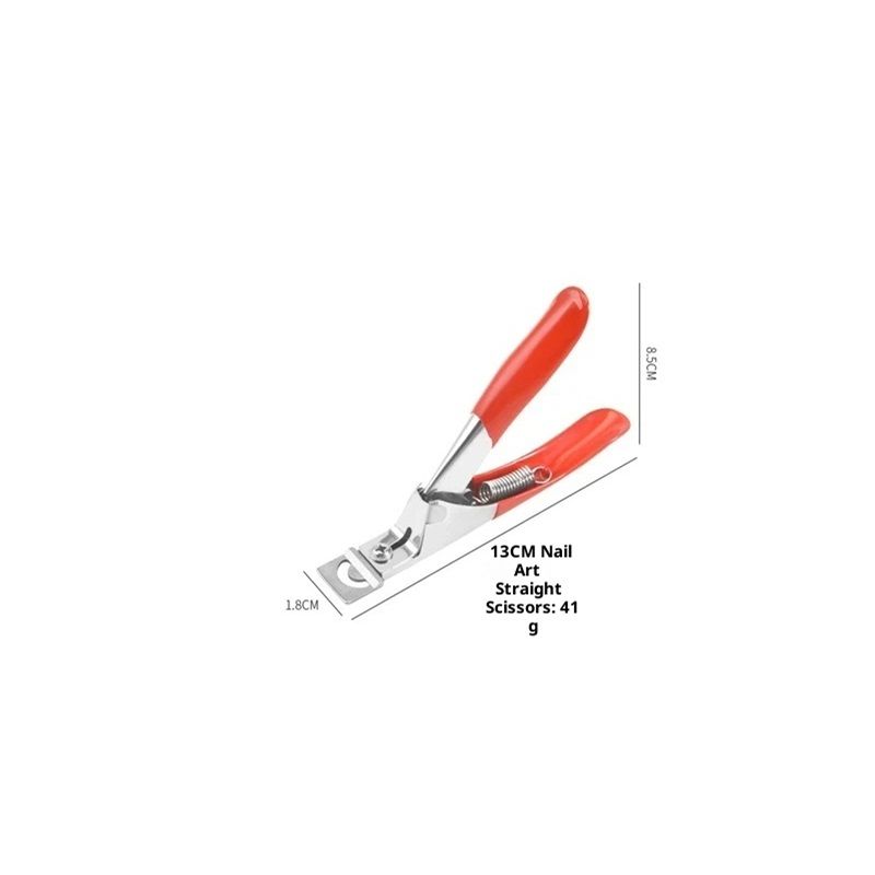 Nail Clippers Acrylic Nail Cutter Acrylic UV Gel False Nail Tips Edge U Clipper Cutter Manicure Tools Trimmers Nail Art Tools Acrylic Nail Clippers（red 2pcs） - Image 5
