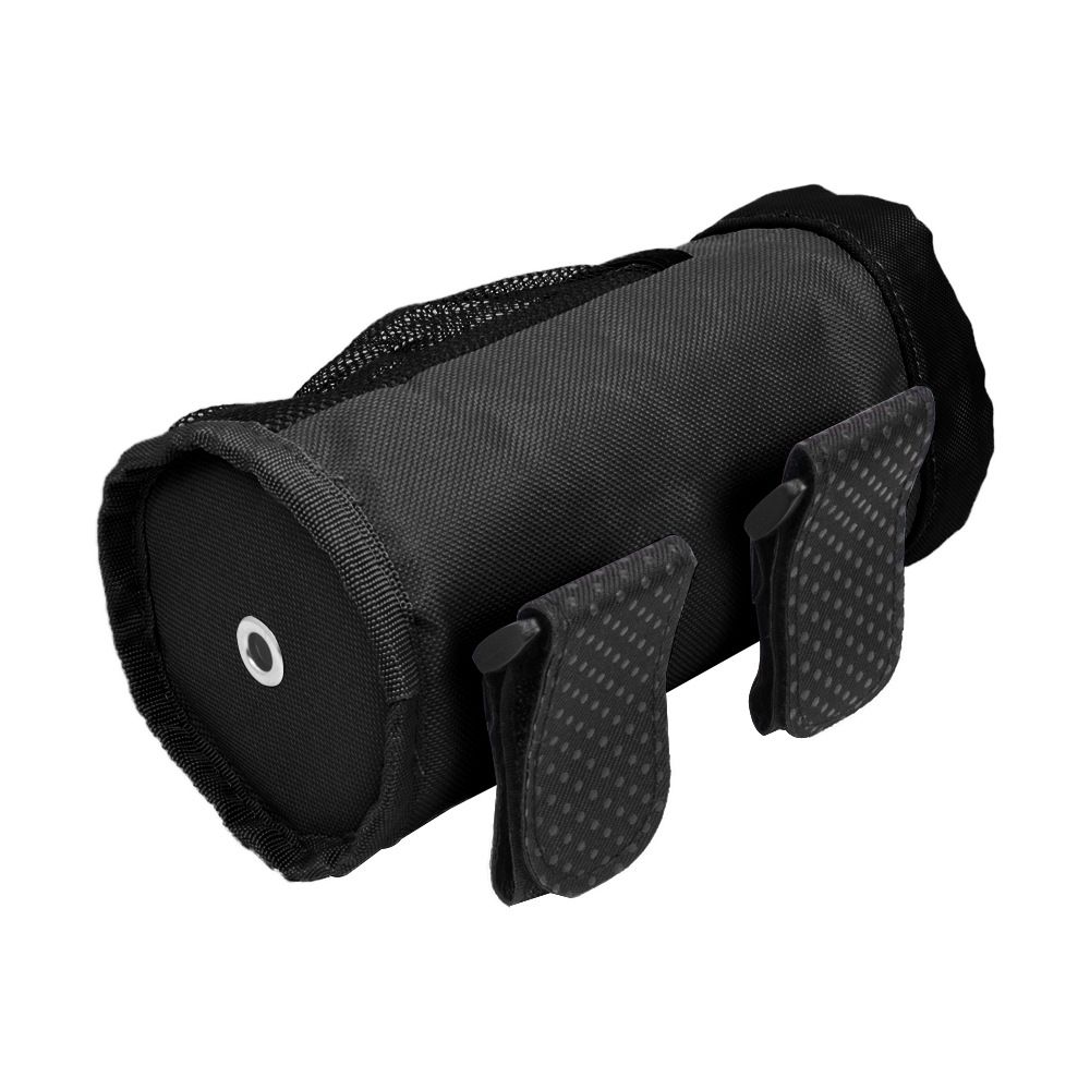 Cup Holder, Bike Water Bottle Holder for E Scooters & E-Bikes - Adaptable, No-Screw Installation, Mesh Pockets, Sticky Straps - Fits Cups Diameter Less Than 3.74in/9.5cm - Black - Image 3