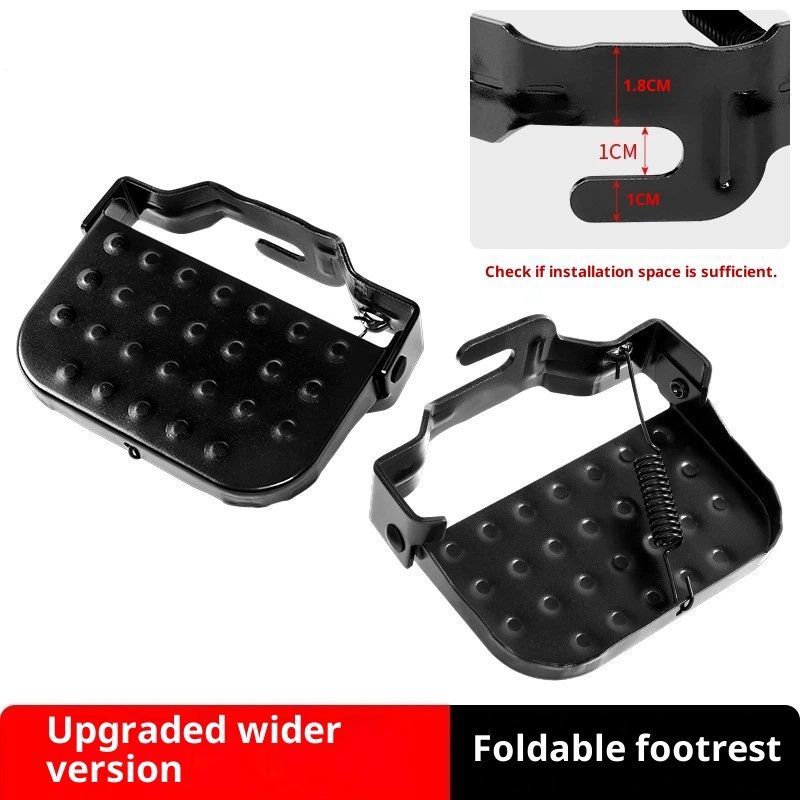 2 PCS Bike Foot Pegs, for Bicycle Pegs, Non-Slip Pegs for Passenger, Folding Bike Rear Pedals, Mountain Bike,Road Bike - Image 2