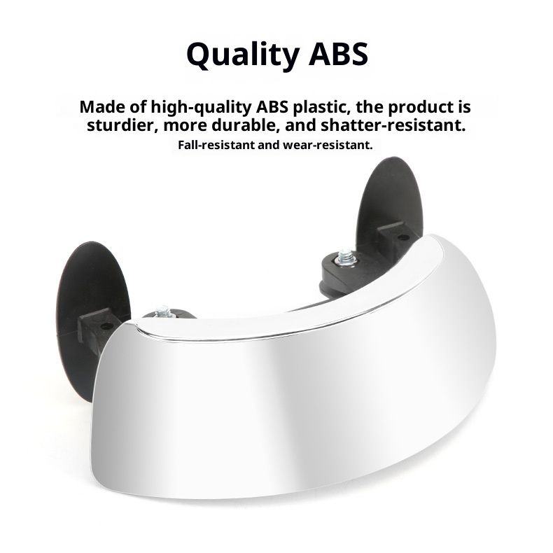 Motorcycle Mirrors 180 Degree Wide-angle Safety Rear View Mirror Blind Spot Side Mirror for Motorcycle, Scooters, Cars, Aircrafts, Boats - Image 2