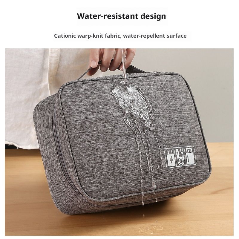 Headset Organizer Bag,Electronics Accessories Carrying Case for Referee Communication System for Cable Charger Volleyball Soccer Ref Officials - Image 3