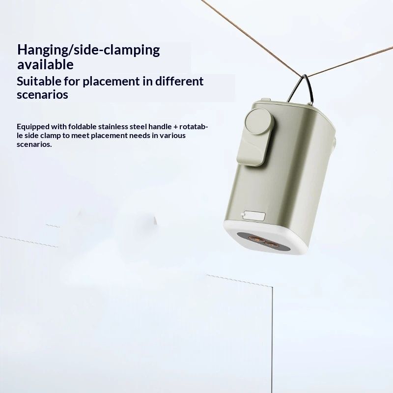 Tiny and Portable Air Pump Battery USB Rechargeable Electric Air Pumps Inflate Deflate Air Mattress Camping Light Air Pump Outdoor Quick Inflation for Pool Floats Beds Vacuum Storage Bags - Image 3