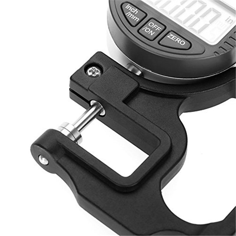 Digital Thickness Gauge, Electronic Micrometer Thickness Meter for Paper Leather Cloth Wire Measuring Tool Range 0-12.7mm Accuracy 0.001mm - Image 3
