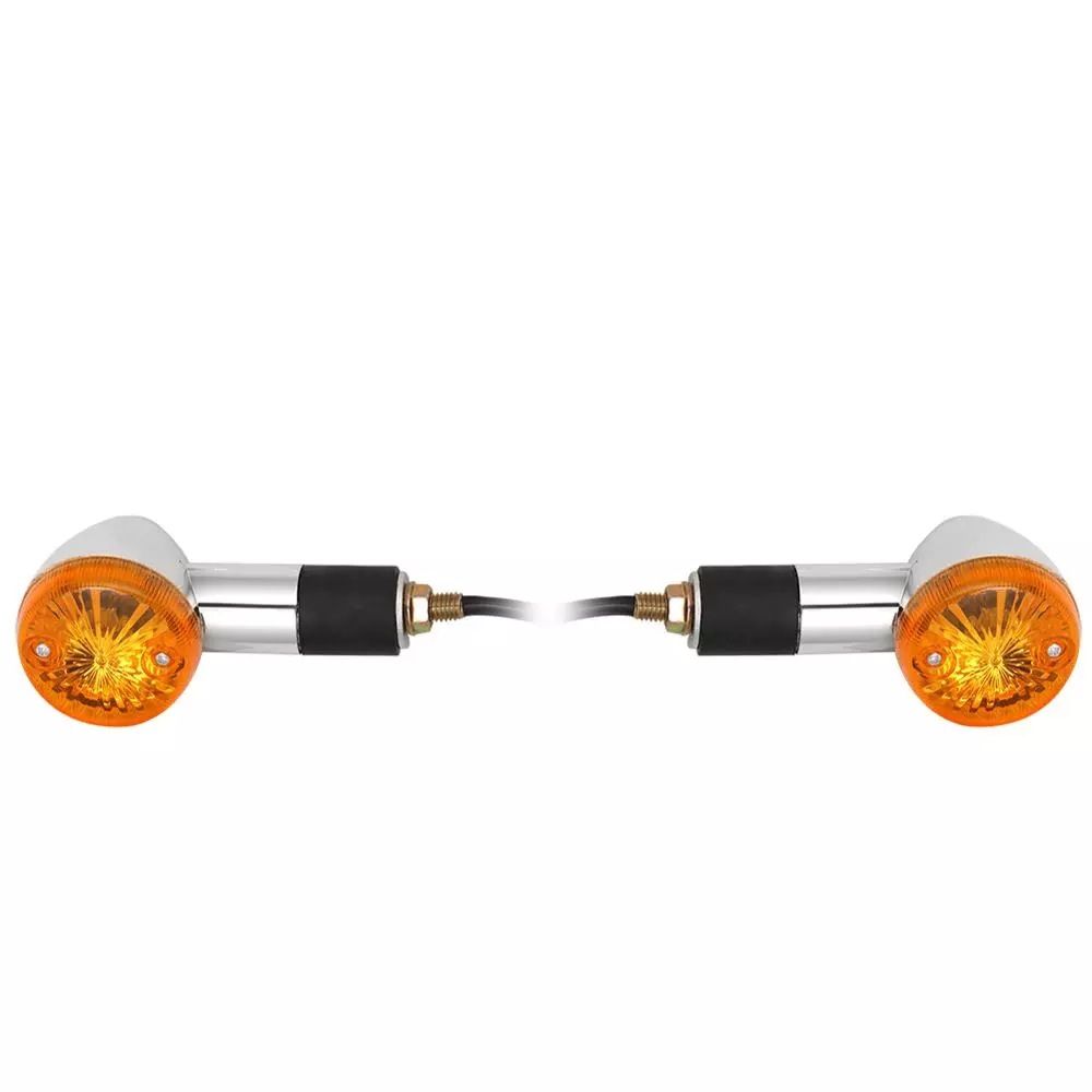 4pcs Motorcycle Turn Signals Bullet Front Rear Lights, Light Rear Indicator Blinkers Universal Fits (Retro turn signal) - Image 4