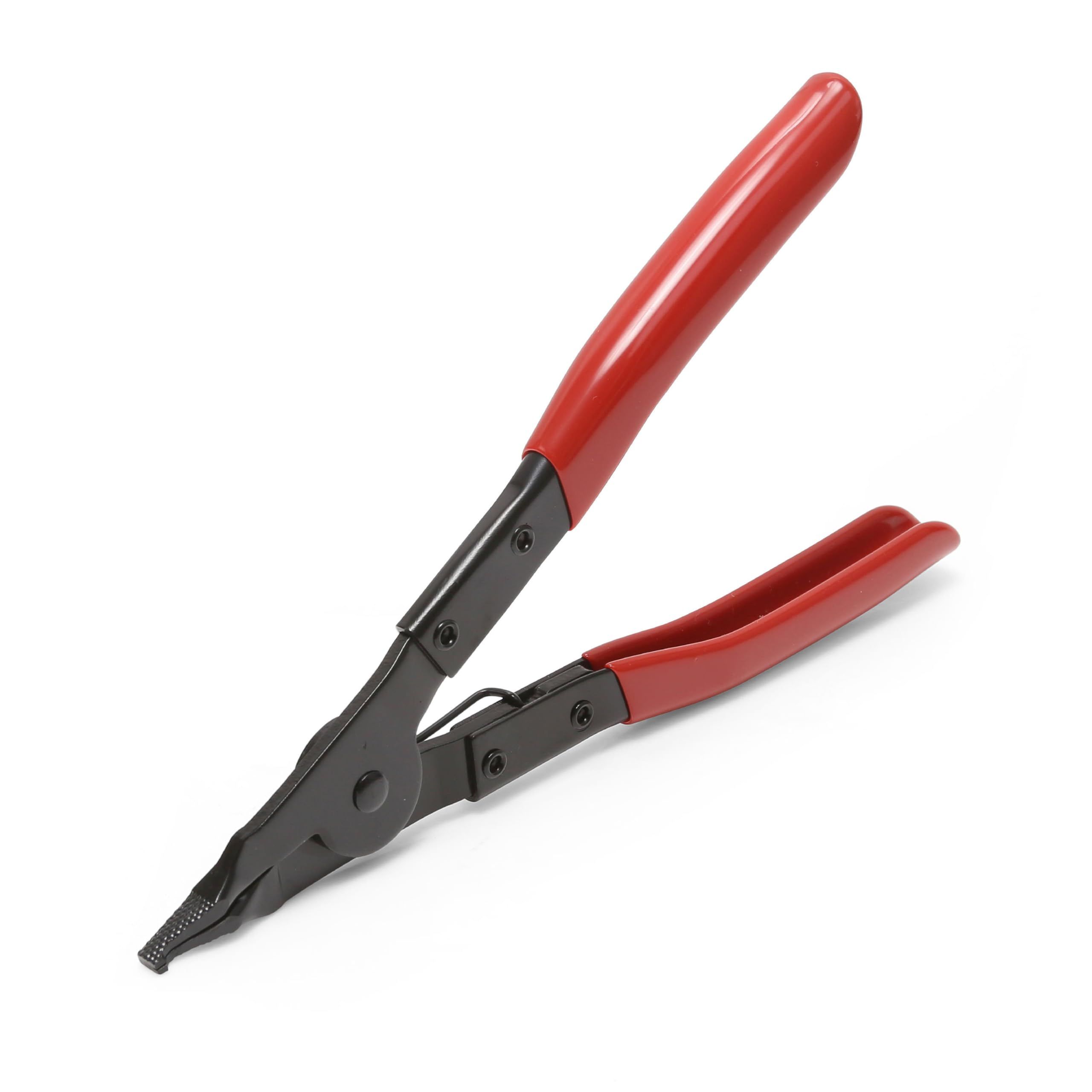 Angle Tip Lock Ring Pliers, Spread Snap Rings on Brakes, Pedal Shafts, Clutch Shafts, Transmissions, Piston Rings, and More with These Mechanic’s Pliers - Image 1