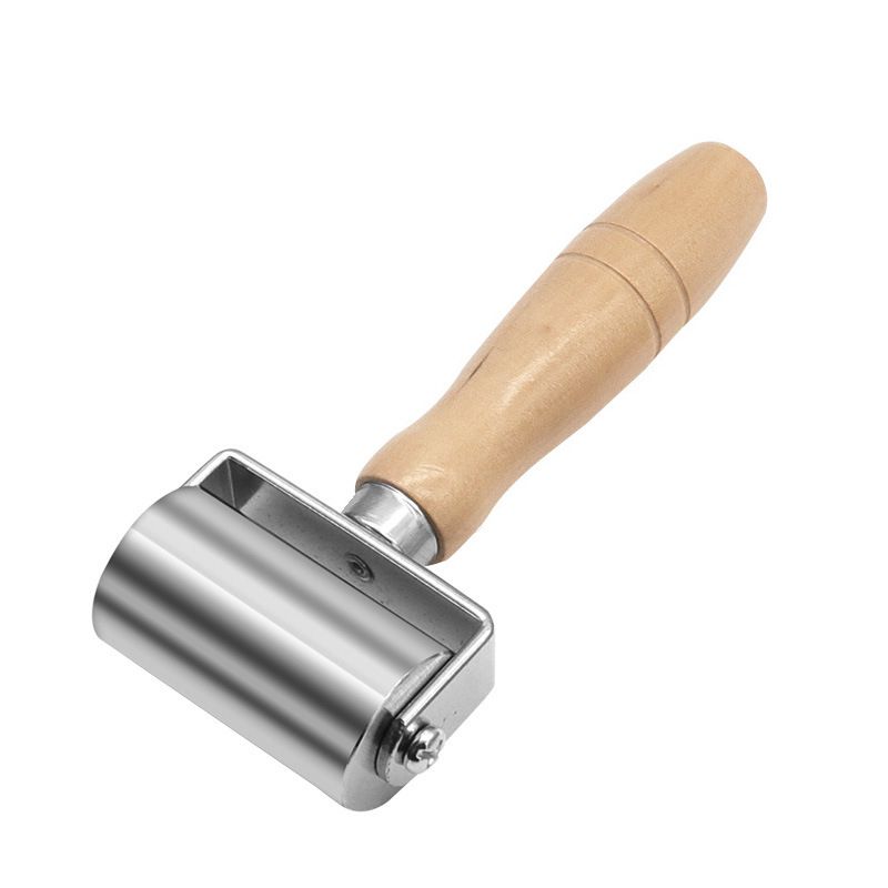 1Pcs 60mm Heavy Duty Leather Press Seam Roller , Leather Press Laminating Roller Edge Roller Leather Edge Creaser and Smoother Platen Tool for Leather(Medium) - Image 1