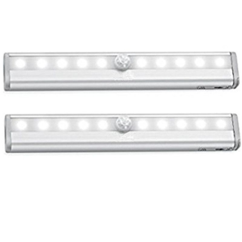 Motion Activated RV Step Lights, 10 LED Battery Operated Motorhome Motion Sensor led Light Strip, Magnetic Night Light Bar for Motorhome Travel,Travel Trailers, Camper (2 Pack) - Image 3