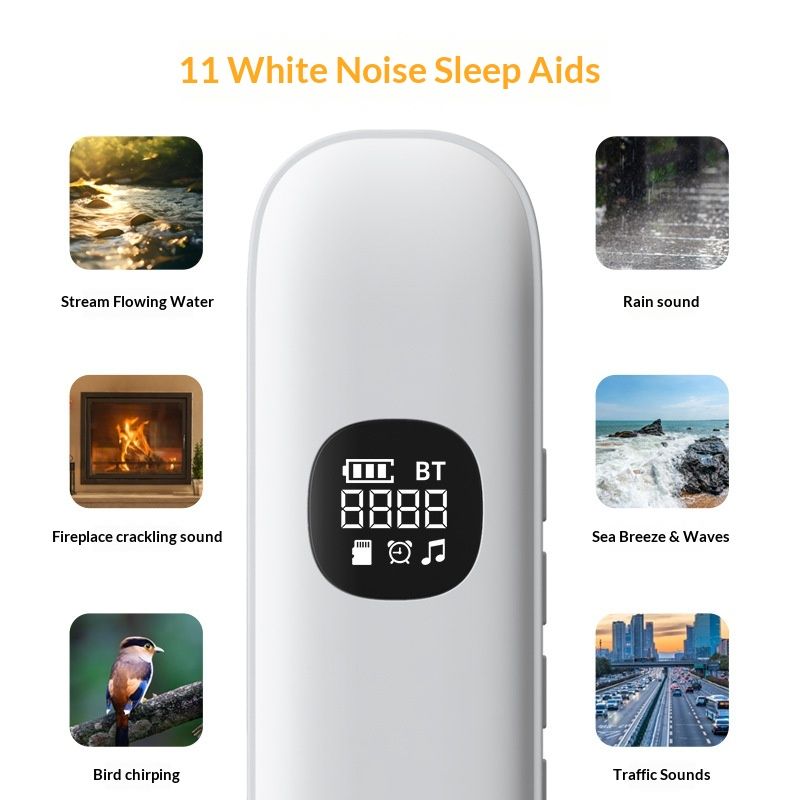 Under Pillow Speaker for Sleeping, Sleepbar Speakerr Under Pillow, White Noise Machine Audio Pillow Sleep Earphone, Mini Portable Sleep Speaker for Travel - Image 2