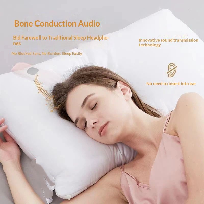 Under Pillow Speaker for Sleeping, Sleepbar Speakerr Under Pillow, White Noise Machine Audio Pillow Sleep Earphone, Mini Portable Sleep Speaker for Travel - Image 5