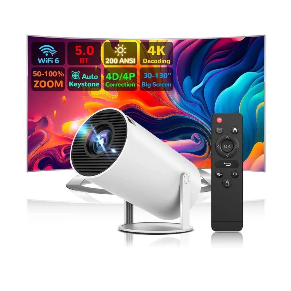 Mini Projector Smart Portable Projector with 180° Rotation, Auto Keystone, Support 1080P, Compatible with HDMI/USB - Image 5