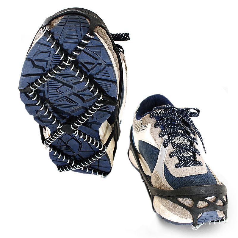 Ice Cleats, Highly Elastic Traction Cleats Grippers Anti Slip Walk Traction Cleats for Hiking Walking on Snow and Ice - Image 4