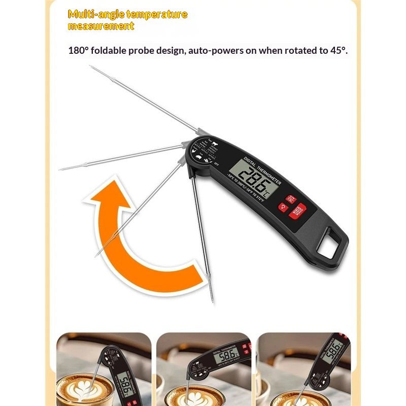 Digital Meat Thermometer - Fast Instant Read Food Thermometer, Waterproof Kitchen Thermometer with Backlight & Hold Function for Cooking, Candy Making, Outside Grill - Image 5