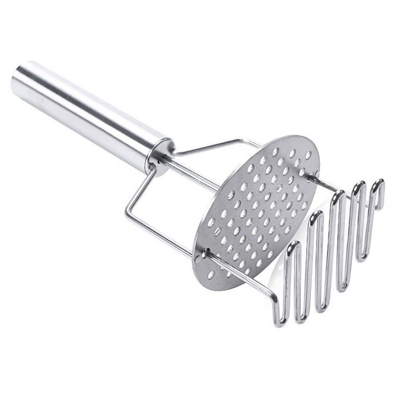 Stainless Steel Potato Masher Double Layer Potato Ricer Kitchen Potato Presser Hand Mashed Potato Maker - Image 2