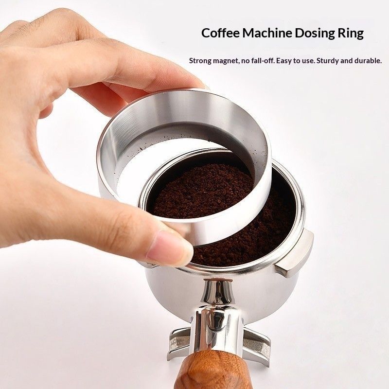 51mm Espresso Dosing Funnel with Magnet,  Stainless Steel Coffee Dosing Ring Compatible - Image 2