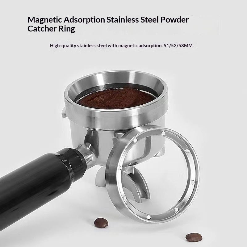 51mm Espresso Dosing Funnel with Magnet,  Stainless Steel Coffee Dosing Ring Compatible - Image 3